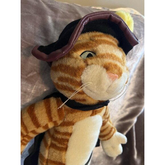 Shrek 2 Puss In Boots Bendable Plush Cat Beverly Hills Teddy Co 16" - Picture 5 of 16